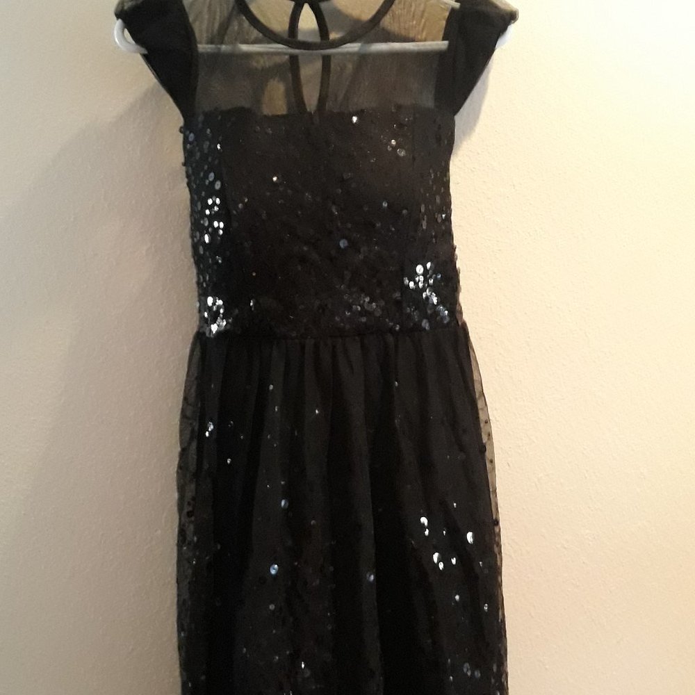 dELiA*s Black Sequin Mesh Tulle Cocktail dress